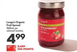 Longo's Organic Fruit Spread offer