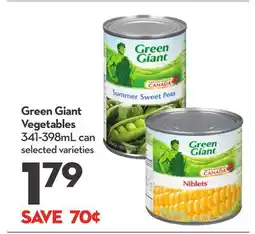Longo's Green Giant Vegetables offer
