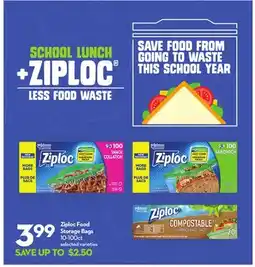 Longo's Food Storage Bags offer