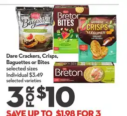 Longo's Crackers, Crisps, Baguettes or Bites offer