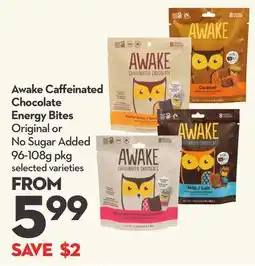 Longo's Caffeinated Chocolate Energy Bites offer