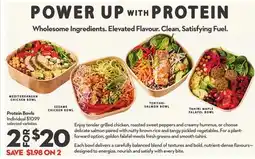 Longo's PROTIEN BOWLS offer