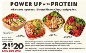 Longo's PROTIEN BOWLS offer