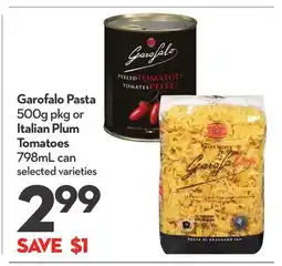 Longo's Garofalo Pasta 500g pkg or Italian Plum Tomatoes 798mL can offer