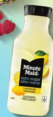Longo's Minute Maid Zero Sugar Juice or Fuze Iced Tea offer