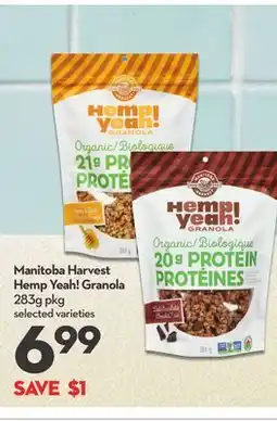 Longo's Manitoba Harvest Hemp Yeah! Granola offer