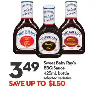 Longo's Sweet Baby Ray's BBQ Sauce offer