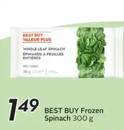 Sobeys BEST BUY Frozen Spinach offer