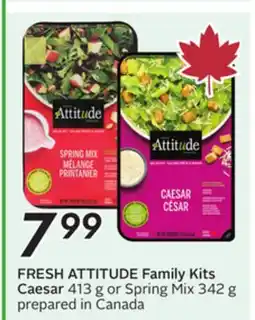 Sobeys FRESH ATTITUDE Family Kits Caesar offer