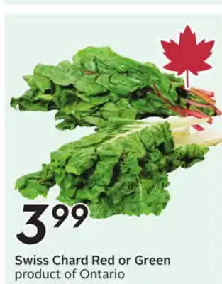 Sobeys Swiss Chard offer