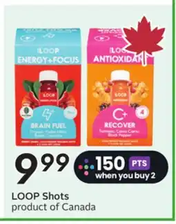 Sobeys LOOP Shots offer
