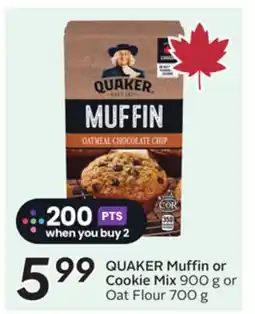 Sobeys QUAKER Muffin or Cookie Mix offer
