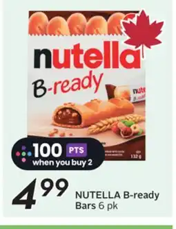 Sobeys NUTELLA B-ready Bars offer