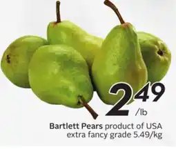 Sobeys Bartlett Pears offer