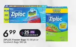 Sobeys ZIPLOC Freezer Bags offer