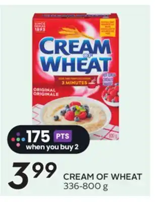 Sobeys CREAM OF WHEAT offer