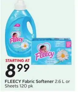 Sobeys FLEECY Fabric Softener offer