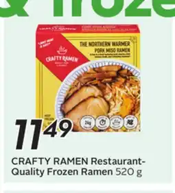 Sobeys CRAFTY RAMEN Restaurant-Quality Frozen Ramen offer