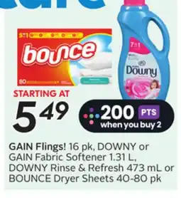 Sobeys GAIN Flings! offer