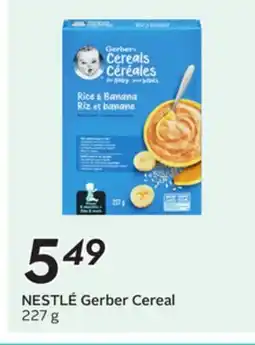 Sobeys NESTLÉ Gerber Cereal offer