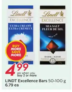 Sobeys LINDT Excellence Bars offer