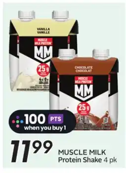 Sobeys MUSCLE MILK Protein Shake offer