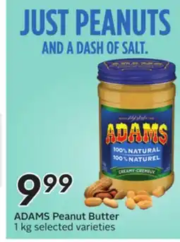 Sobeys ADAMS Peanut Butter offer