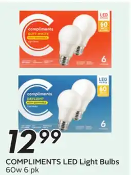 Sobeys COMPLIMENTS LED Light Bulbs offer