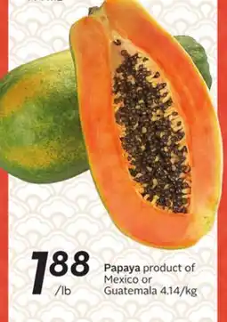 Sobeys Papaya offer