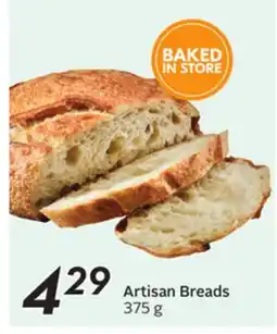 Sobeys Artisan Breads offer