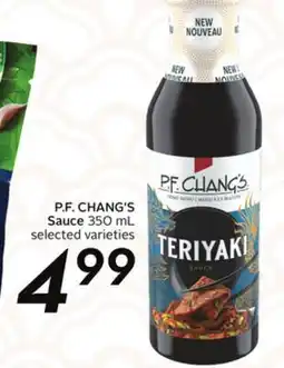 Sobeys P. F. CHANG'S Sauce offer