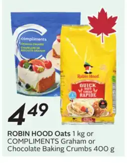 Sobeys ROBIN HOOD Oats offer