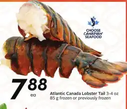 Sobeys Atlantic Canada Lobster Tail offer