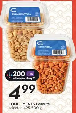 Sobeys COMPLIMENTS Peanuts offer