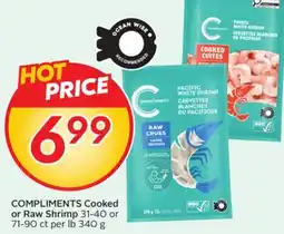 Sobeys COMPLIMENTS Cooked or Raw Shrimp offer
