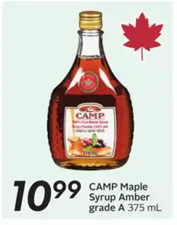 Sobeys CAMP Maple Syrup Amber grade A offer
