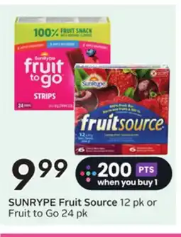 Sobeys SUNRYPE Fruit Source offer