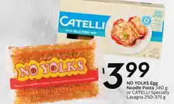 Sobeys NO YOLKS Egg Noodle Pasta offer