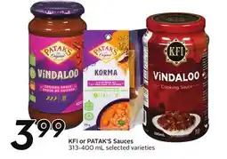 Sobeys KFI or PATAK'S Sauces offer