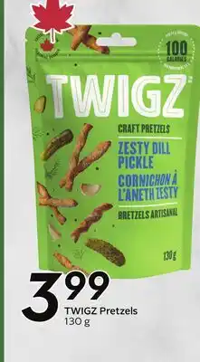 Sobeys TWIGZ Pretzels offer