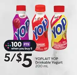 Sobeys YOPLAIT YOP Drinkable Yogurt offer