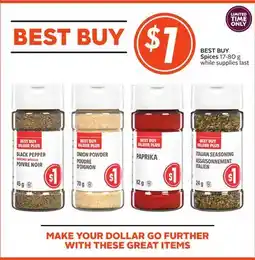Sobeys BEST BUY Spices 17-80 g offer