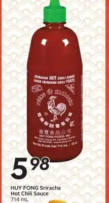 Sobeys HUY FONG Sriracha Hot Chili Sauce offer