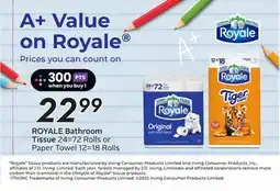 Sobeys ROYALE Bathroom Tissue offer
