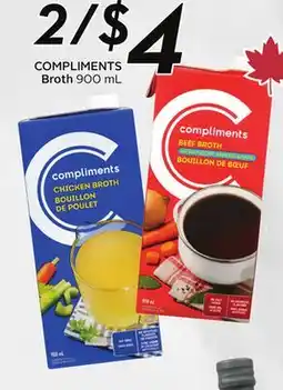 Sobeys COMPLIMENTS Broth offer