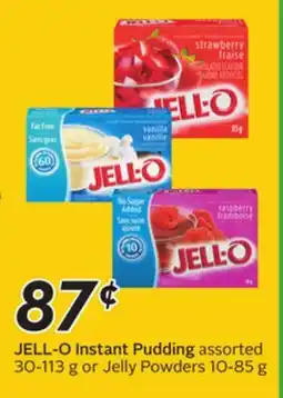 Sobeys JELL-O Instant Pudding offer
