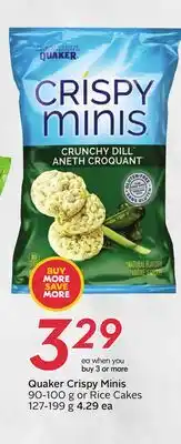 Sobeys Quaker Crispy Minis offer
