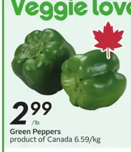 Sobeys Green Peppers offer