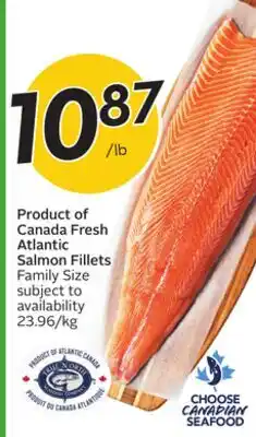 Sobeys Fresh Atlantic Salmon Fillets offer
