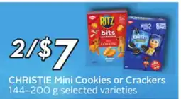 Sobeys CHRISTIE Mini Cookies or Crackers offer